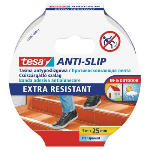 Tesa Csúszásgátló szalag 25mmx5m Anti-slip átlátszó