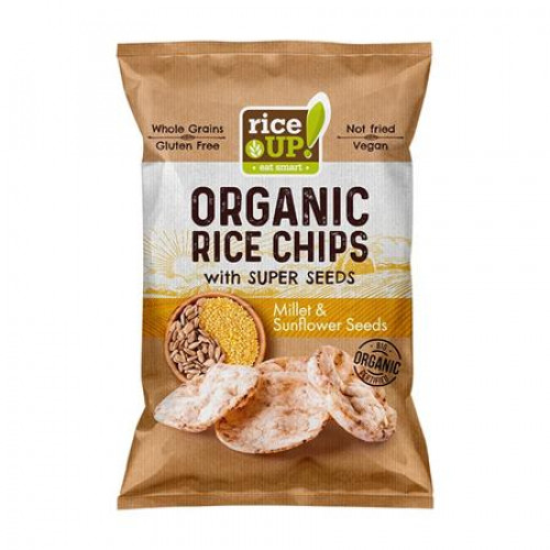 Rice Up Barnarizs chips 25g Bio kölessel és napraforgóval