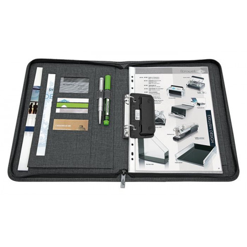 Wedo Konferencia mappa A4 poliészter 2 gyűrűs College szürke