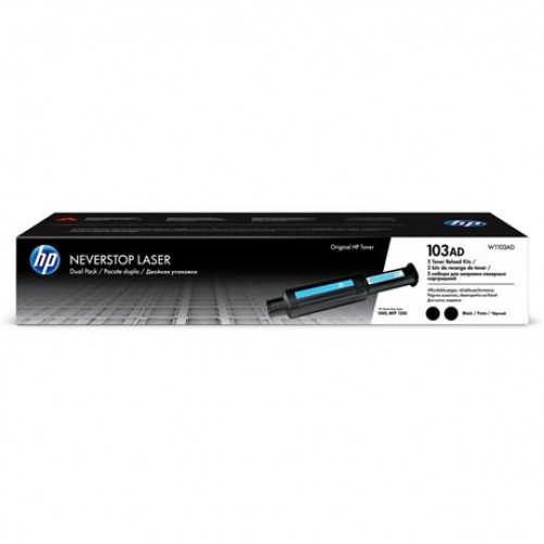 Hp W1103AD Lézertoner Neverstop 1000 1200 nyomtatókhoz 103AD fekete 2*2,5k