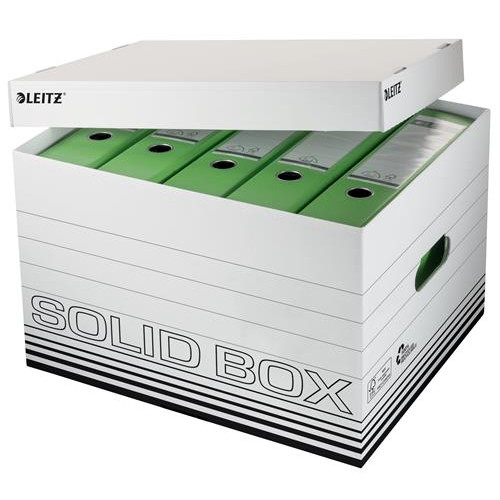 Leitz Archiválódoboz L méret Solid fehér