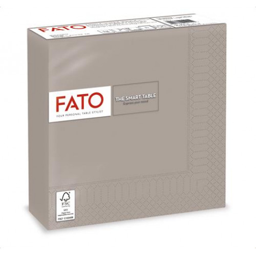 Fato Szalvéta 1/4 hajtogatott 33x33cm Smart Table galambszürke