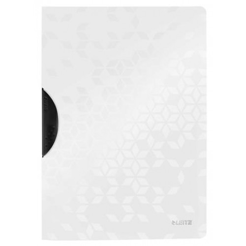 Leitz Gyorsfűző klippes PP A4 Wow ColorClip fehér