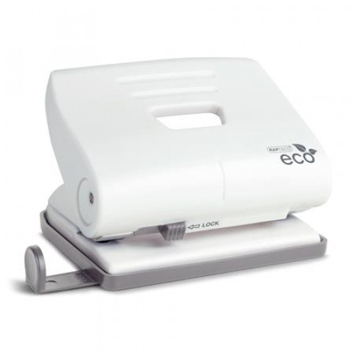 Rapesco Lyukasztó kétlyukú 22lap műanyag ECO fehér