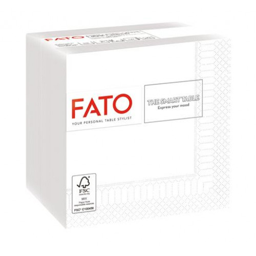 Fato Szalvéta 1/4 hajtogatott 24x24cm Smart Table fehér