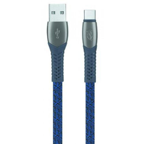 Rivacase USB kábel USB - USB-C 1,2m PS6102 kék