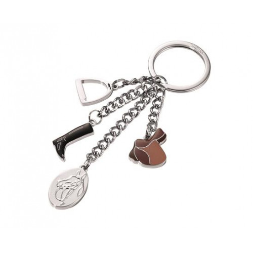 Troika Kulcstartó 4 charm dísszel Horse