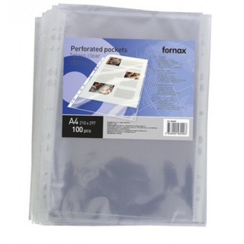 Fornax Genotherm lefűzhető A4 150 mikron víztiszta 100db/cs.