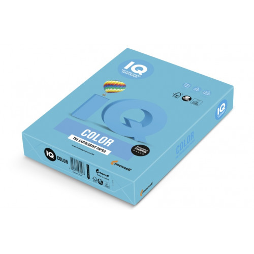 IQ Color Másolópapír színes A4 80g AB48 intenzív kék