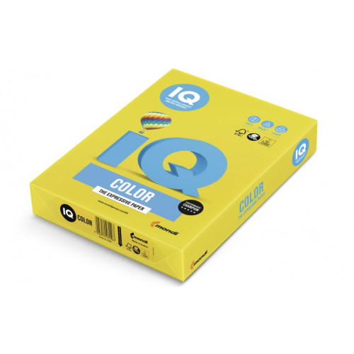 IQ Color Másolópapír színes A4 80g IG50 intenzív citromsárga