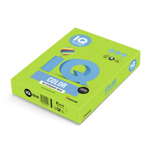 IQ Color Másolópapír színes A4 80g MA42 intenzív közép zöld