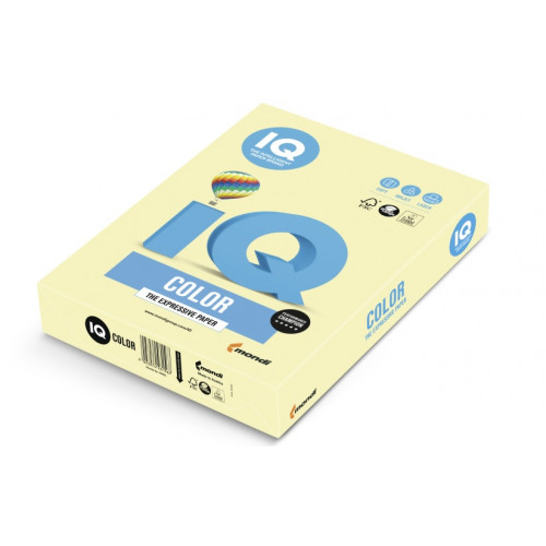 IQ Color Másolópapír színes A4 80g YE23 pasztell sárga