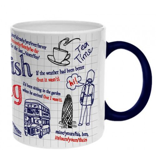 Teásbögre angol nyelvtani mintával 32cl