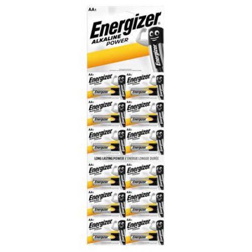 Energizer Elem AA ceruza 12db egyesével téphető Alkaline Power Kartella