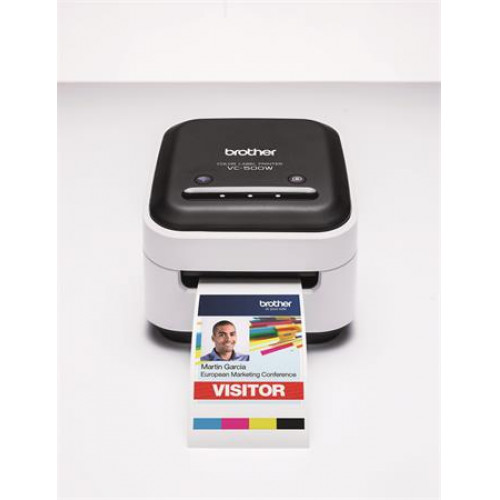 Brother Etikett- és címkenyomtató színes VC-500W