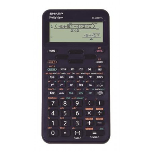 Sharp Számológép tudományos 420 funkció EL-W531TL kék
