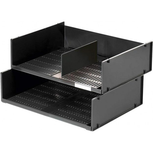 Durable Irattálca műanyag fekvő A3 Optimo fekete