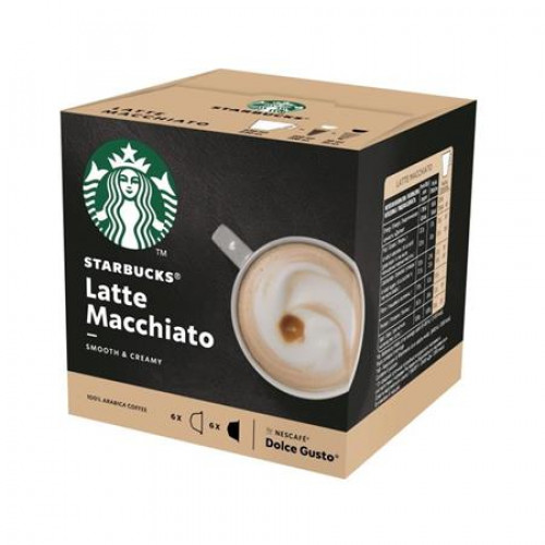 Starbucks Kávékapszula 12db Dolce Gusto kompatibilis Latte Macchiato
