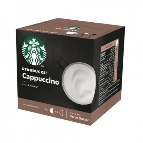 Starbucks Kávékapszula 12db Dolce Gusto kompatibilis Cappuccino