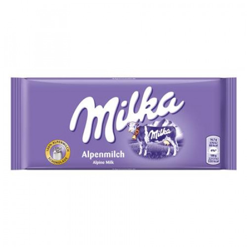 Milka Tejcsokoládé 100g alpesi tej