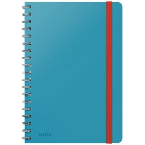 Leitz Spirálfüzet B5 kockás 80 lap Cosy Soft Touch nyugodtkék