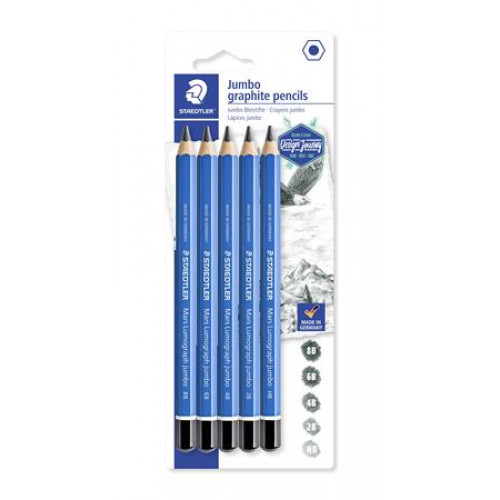 Staedtler Grafitceruza készlet jumbo hatszögletű Design Journey Lumograph 5 különböző keménység