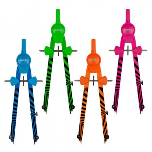 Kores Körző készlet adapterrel Grafiko Neon vegyes neon színek