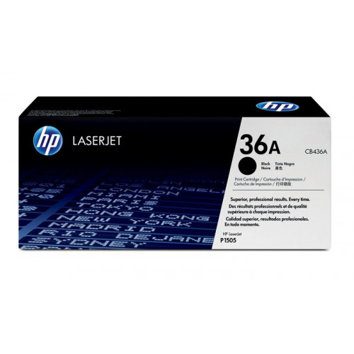 Hp Lézertoner CB436A fekete 2k