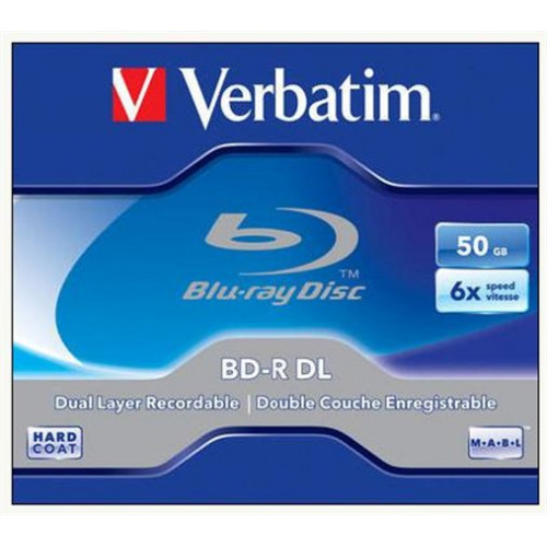 Verbatim BD-R BluRay lemez kétrétegű 50GB 6x normál tok
