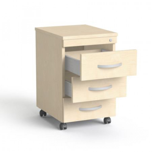 Mayah Görgős konténer 3 fiókos Freedom SV-18 juhar