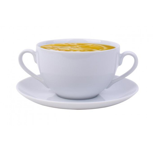 Rotberg Leveses csésze+alj 35cl fehér 6db Basic