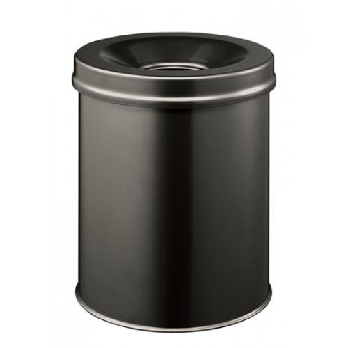 Durable Tűzálló szemetes fém kerek Safe ezüst