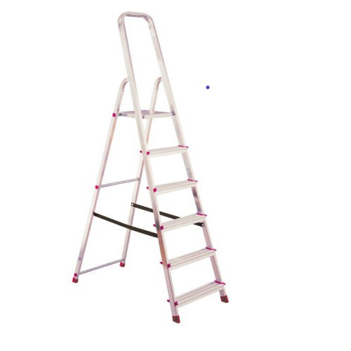 Krause Háztartási létra 6 fokos alumínium Corda 000736