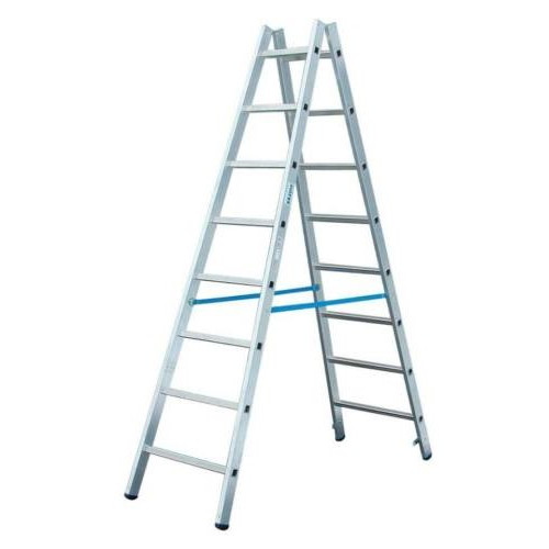 Krause Állólétra 2x10 fokos biztonsági létra 2 oldalon járható Stabilo Professional 124937