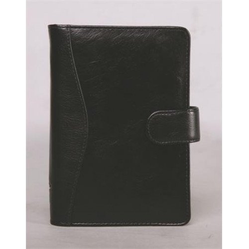 Saturnus Kalendárium gyűrűs betétlapokkal M marhabőr 212 fekete