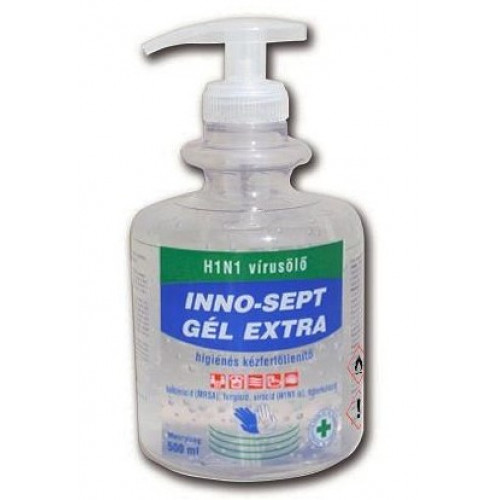 Innosept Kézfertőtlenítő gél alkoholos 0,5l pumpás