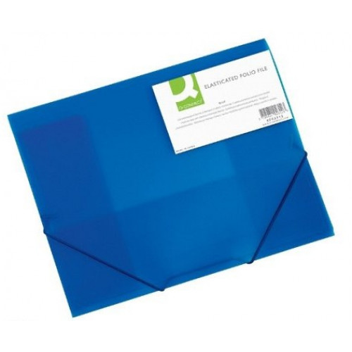 Gumis mappa 30mm PP A4 kék