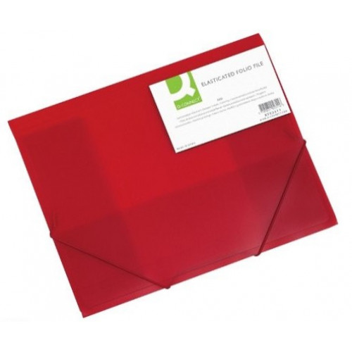 Gumis mappa 30mm PP A4 piros