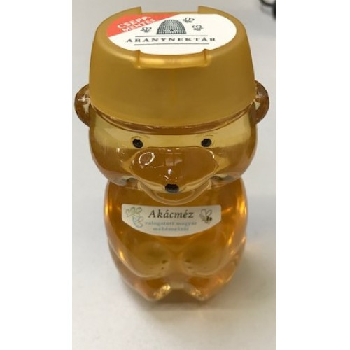 Aranynektár Akácméz 250g cseppmentes macis flakonban