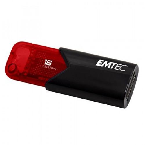 Emtec Pendrive 16GB USB 3.2 B110 Click Easy fekete-piros