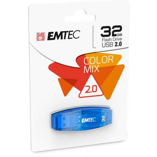 Emtec Pendrive 32GB USB 2.0 C410 Color kék