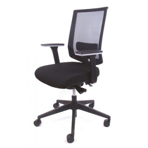 Mayah Irodai szék fekete szövetborítás feszített hálós háttámla Star