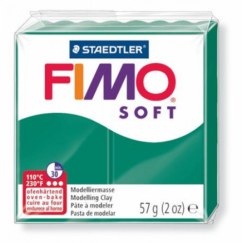 Fimo Gyurma 56g égethető Soft smaragdzöld