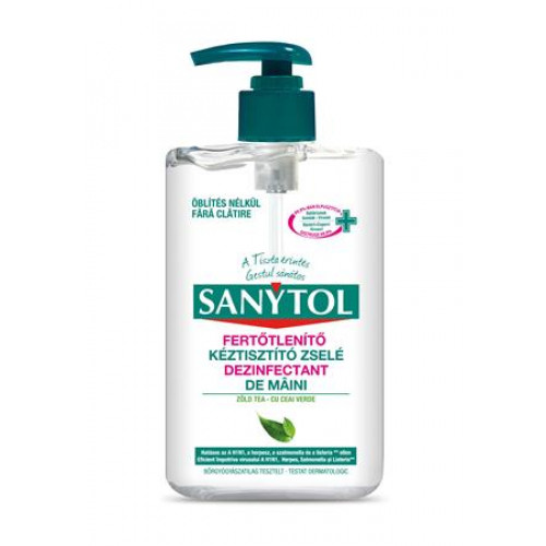 Sanytol Kézfertőtlenítő gél alkoholos 250ml pumpás