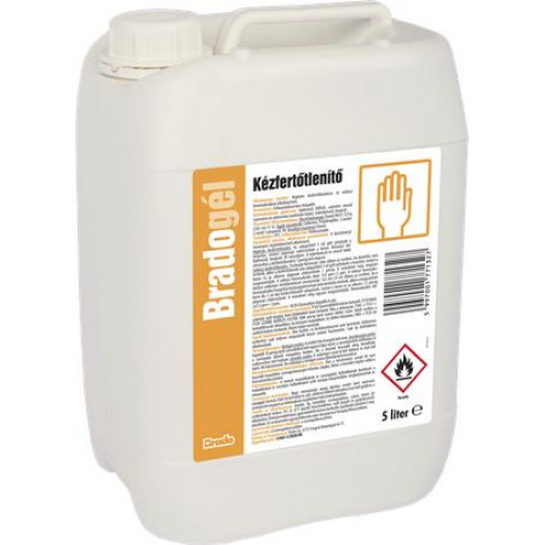 Brado Kézfertőtlenítő gél alkoholos 5lgél