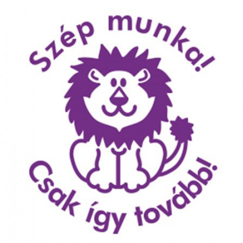 Colop Bélyegző motivációs Szép munka! Csak így tovább! N43-kék lila