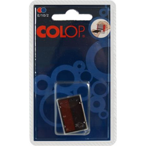 Colop Bélyegző cserepárna 2db/bliszter E/10/2 piros-kék