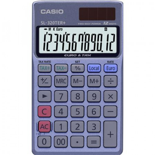 Casio Zsebszámológép 12 számjegy SL 320 TER+