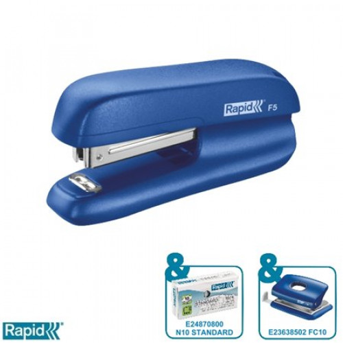 Rapid Tűzőgép mini No.10 10lap F5 kék