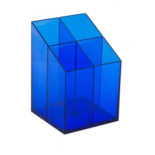 Ico Írószertartó áttetsző kék